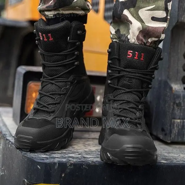 A533 Military Black Boots Master Quality