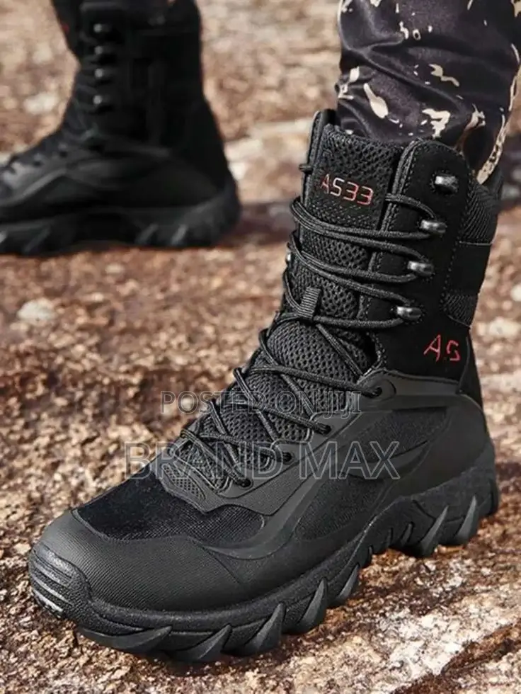 A533 Military Black Boots Premium Quality