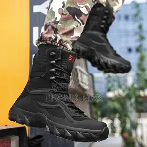 A533 Military Black Boots Master Quality
