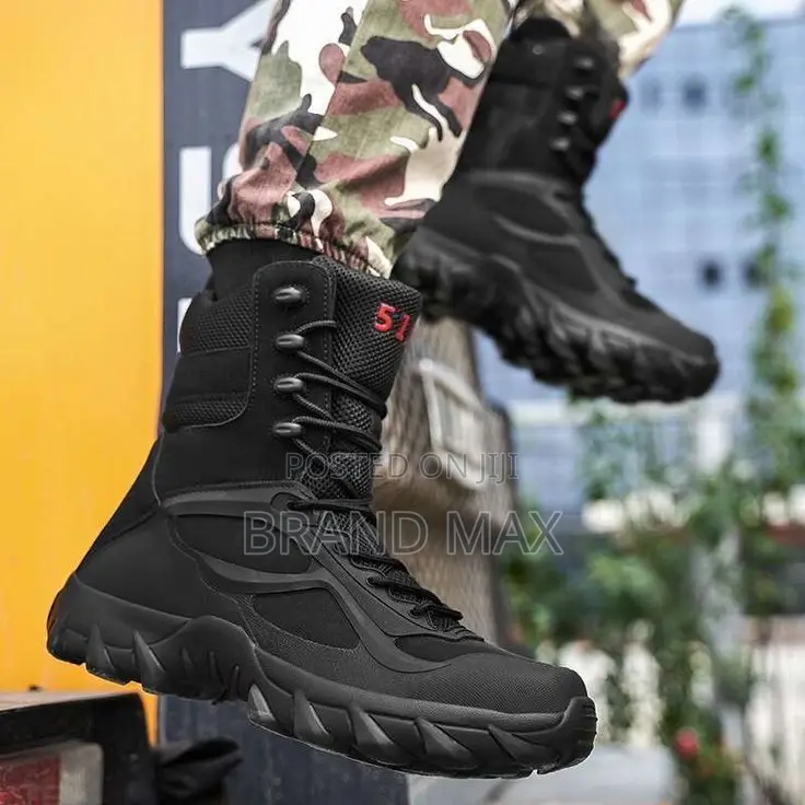 A533 Military Black Boots Master Quality