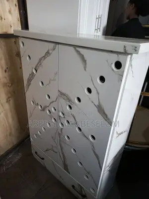 80 Cm በላምኔት የተሰሩ የጫማ መደርደሪያ