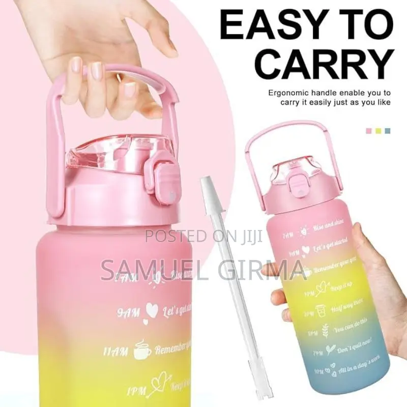 ~ቅናሽ! 3in1 Colorful Water Bottle