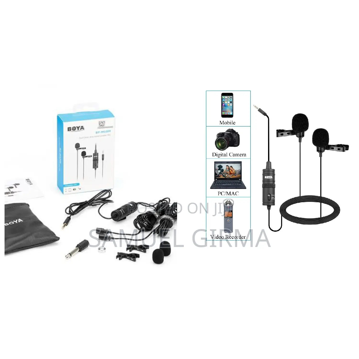 ~By-M1dm
Dual Omni-Directional Lavalier Mic