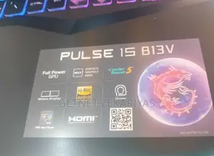 New Laptop MSI Pulse GL76 16GB Intel Core I7 SSD 1T