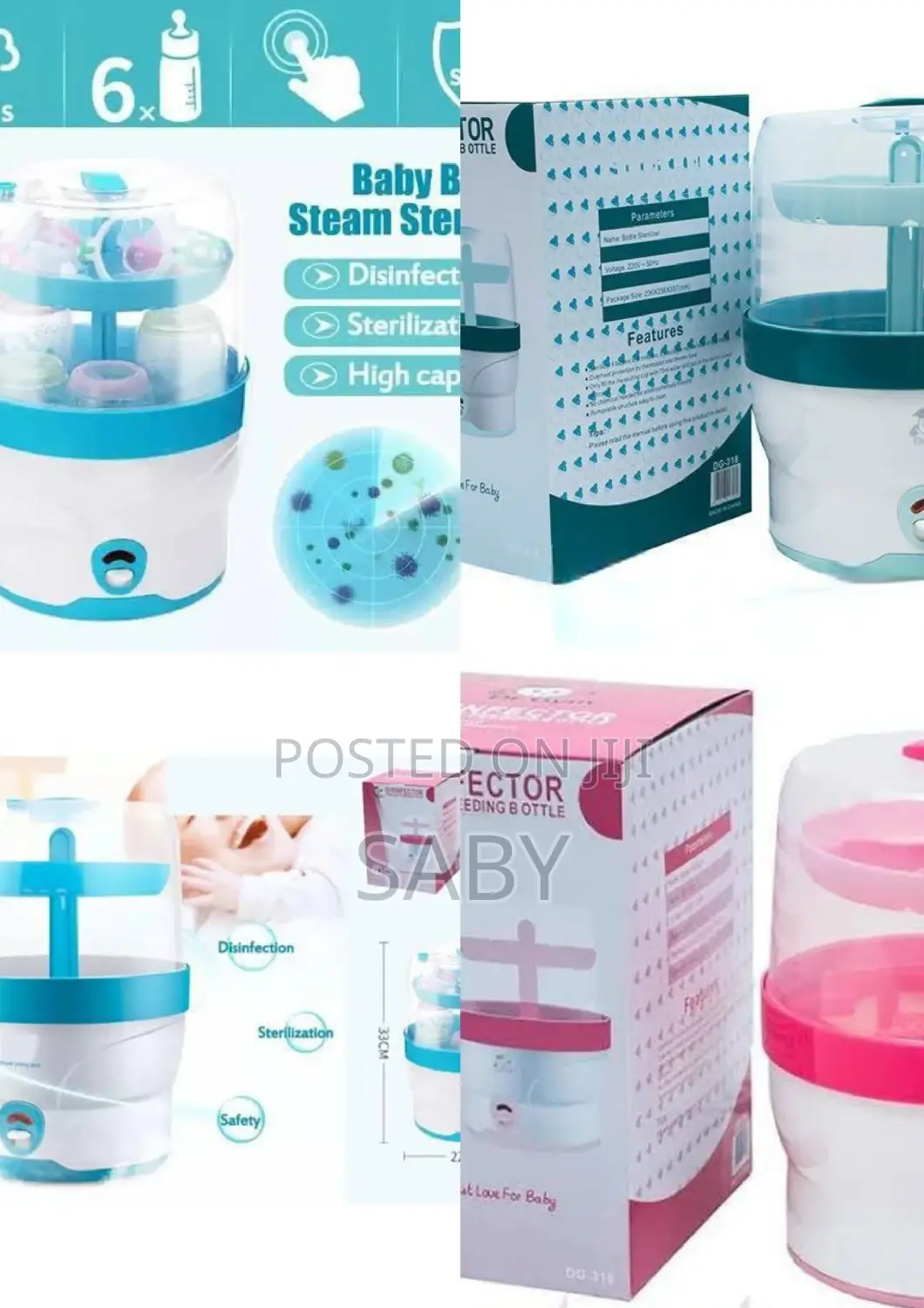 Dr Gym Sterilizer Baby Feeding Bottle