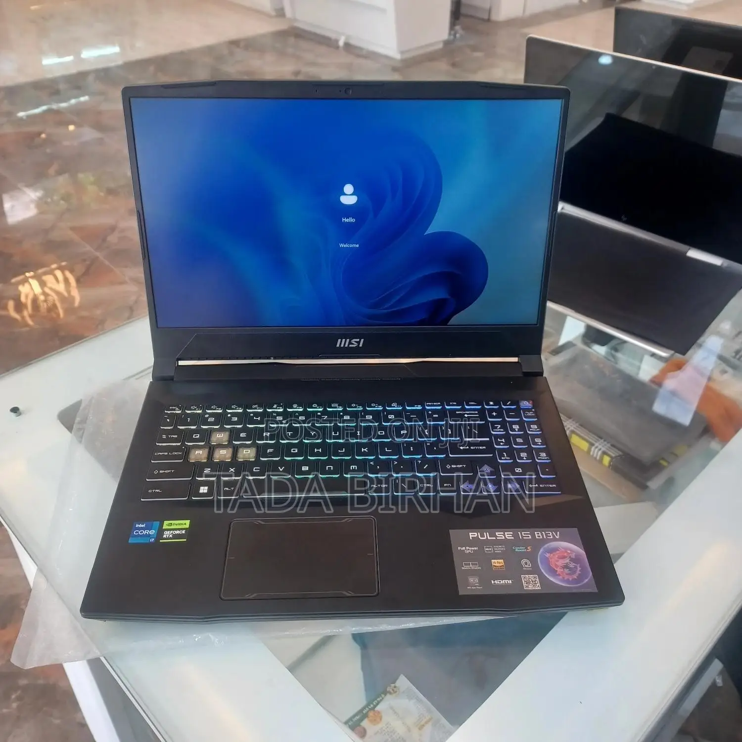 New Laptop MSI GF63 16GB Intel Core I7 SSD 1T