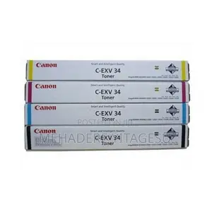 Photo - Canon C-Exv 34 Set Toner (Black, Yellow, Cyan, Magenta)