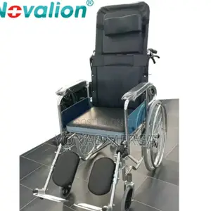 Wheelchair-አንገት ትራስ ያለዉ Wheelchair/ሚተኛ Wheelchair-Wheelchair