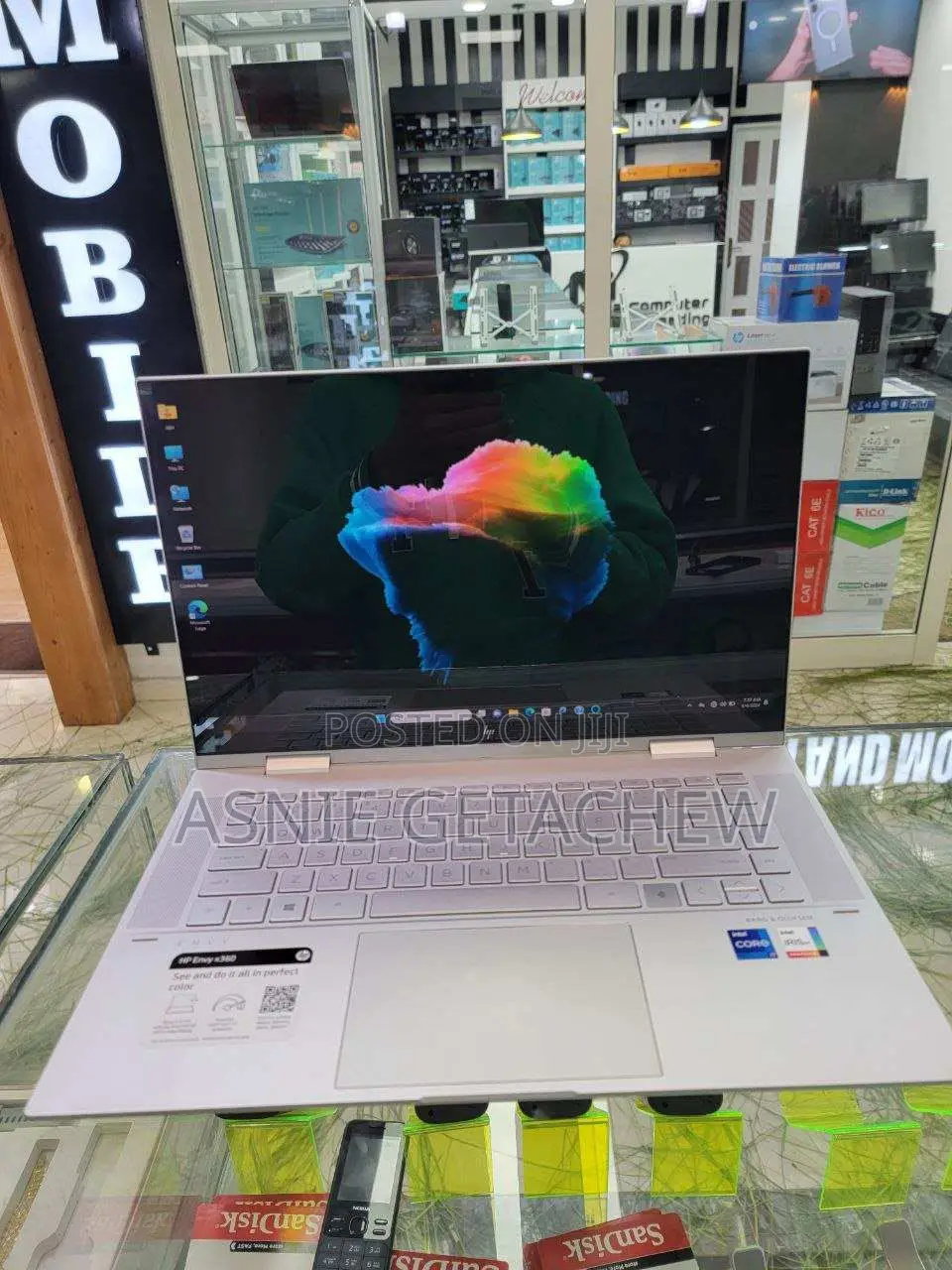 New Laptop HP Envy X360 16GB Intel Core I7 SSD 512GB