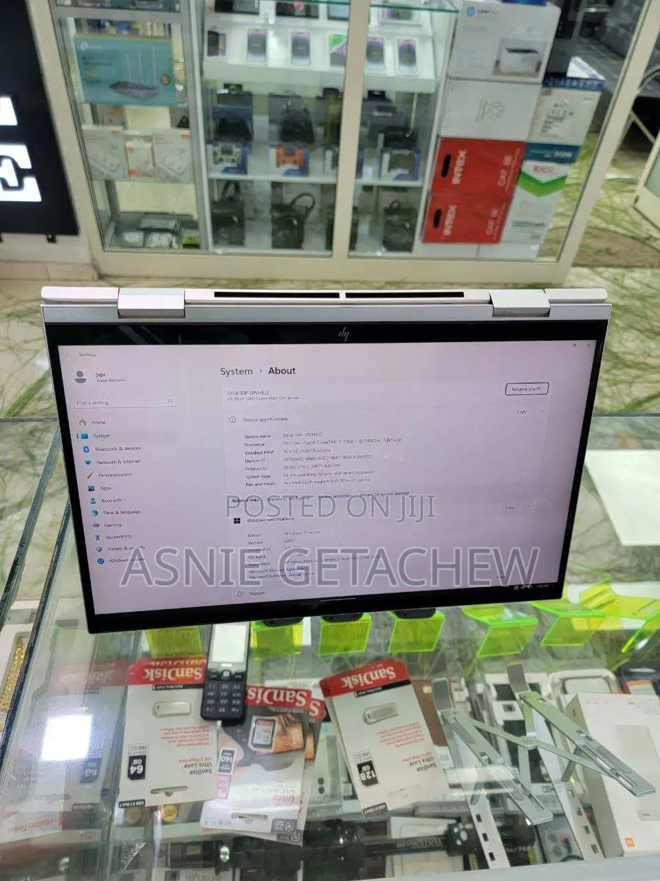 New Laptop HP Envy X360 16GB Intel Core I7 SSD 512GB