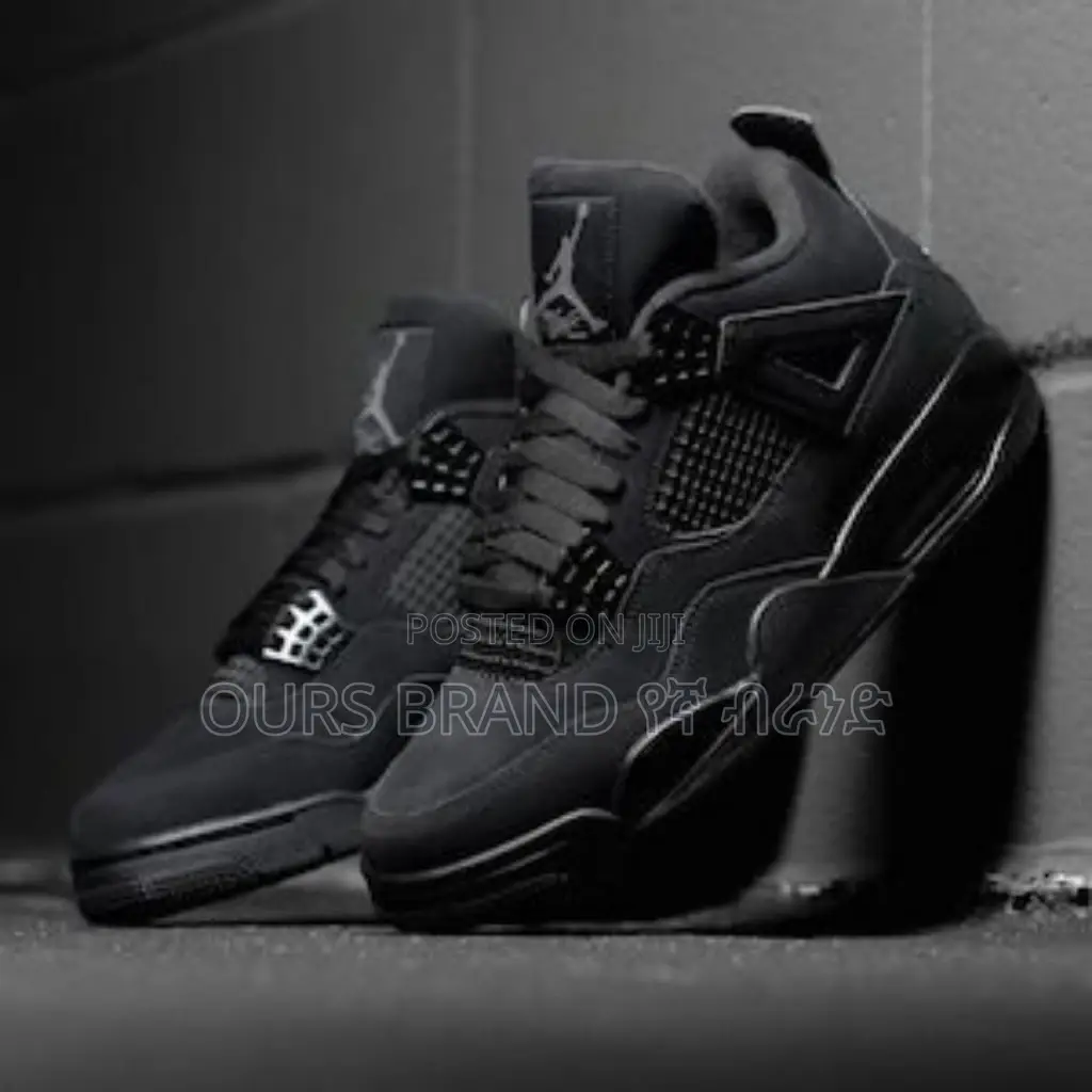 Air Jordan 4 Retro Black Cat High Master Quality Luxury Sho
