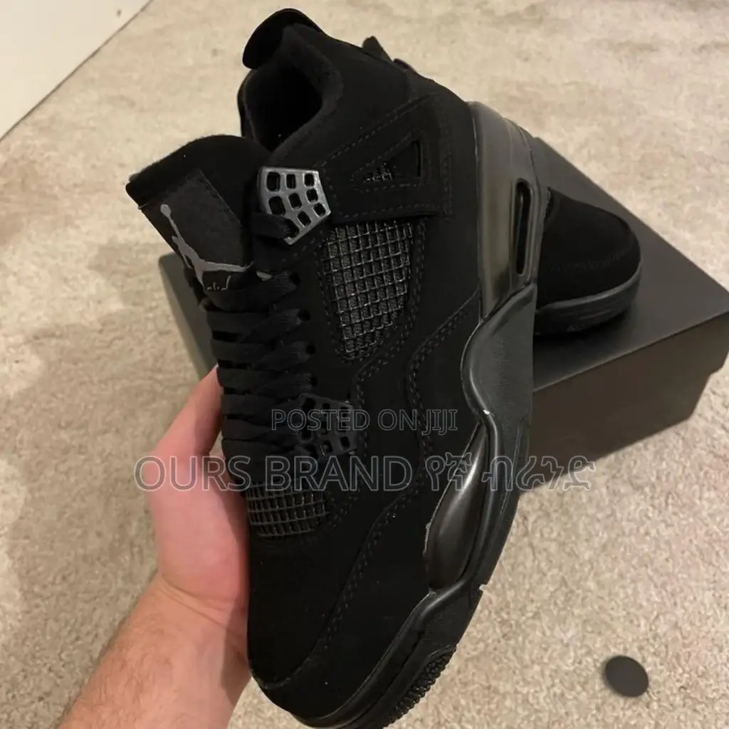 Air Jordan 4 Retro Black Cat High Master Quality Luxury Sho