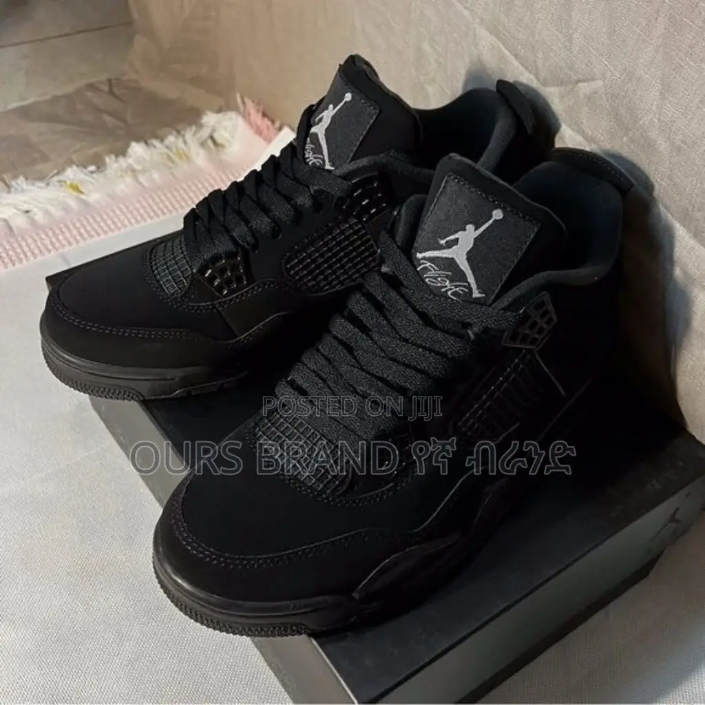 Air Jordan 4 Retro Black Cat High Master Quality Luxury Sho