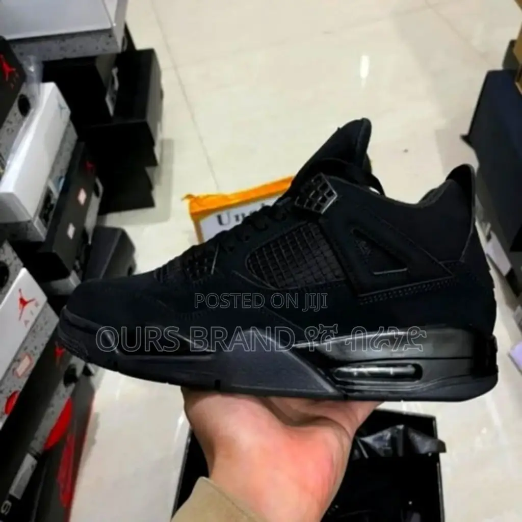 Air Jordan 4 Retro Black Cat High Master Quality Luxury Sho