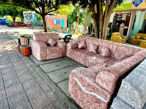 Sofa L Shape or Corner Sofa Made of Wooden Material