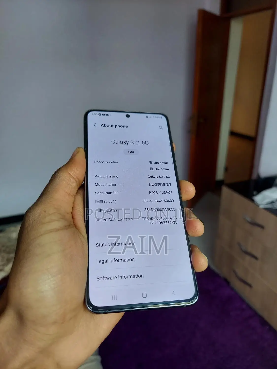 Samsung Galaxy S21 5G 256 GB Black