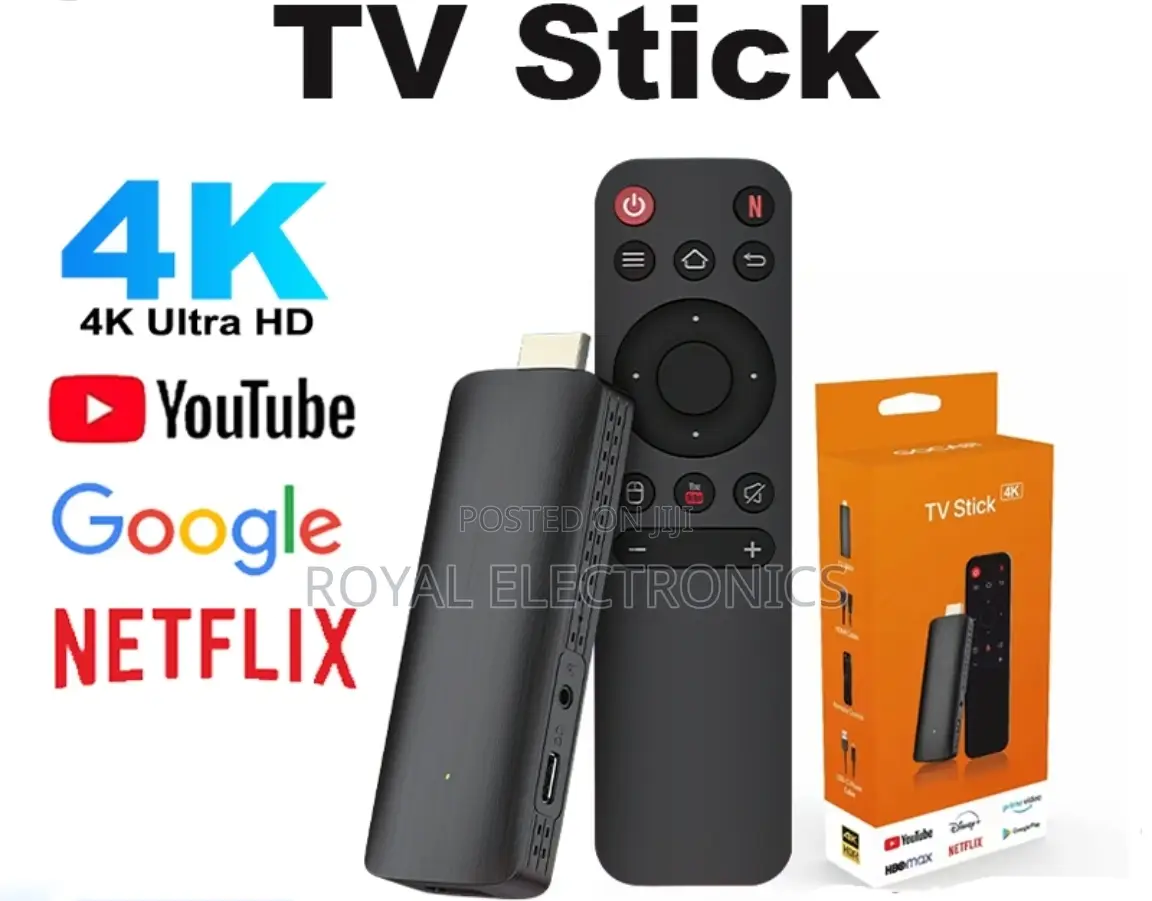 TV Stick 64GB by 4GB Android Version 13.0 (በማከፋፈያ ዋጋ)