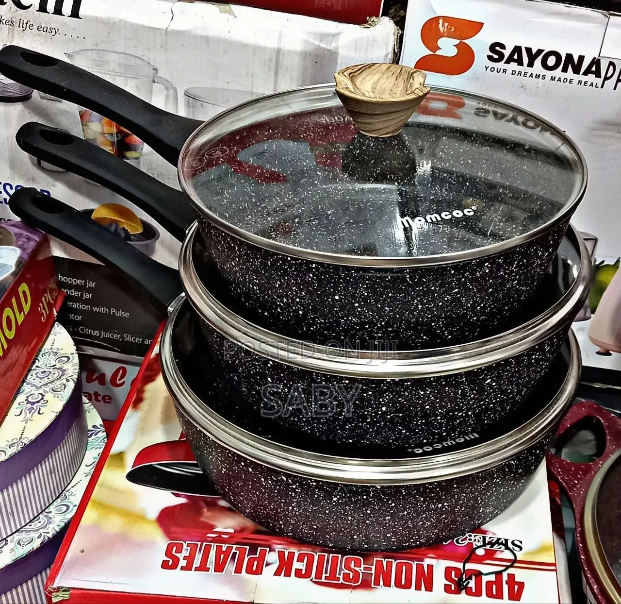 Momcoc  ባለ ክዳን መጥበሻ