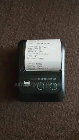 Mobile Printer For Card O9113oo28o Evd Pos ሞባይል ፕሪንተር