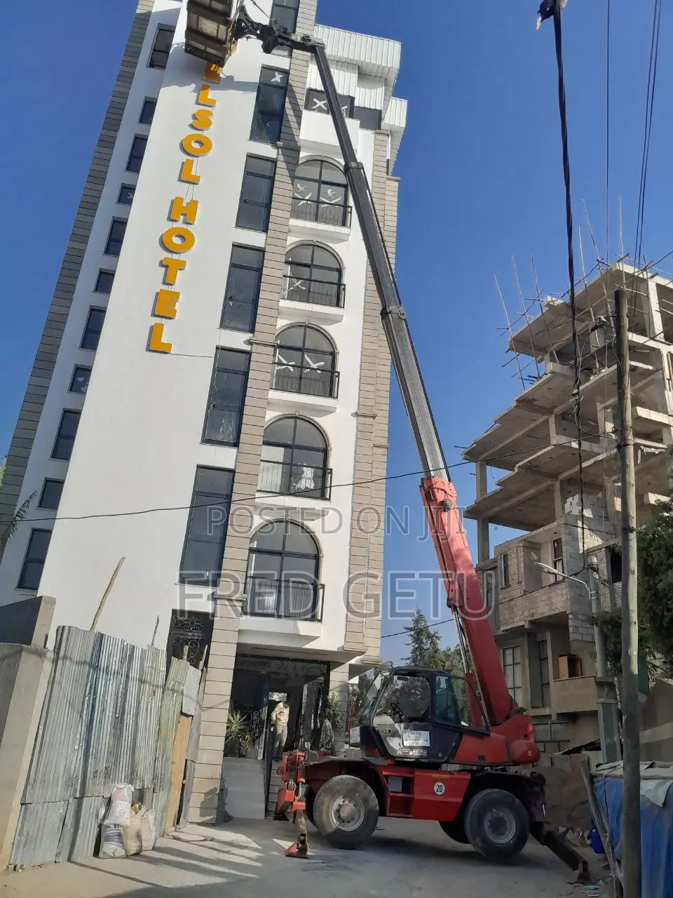 Forklift and Crane Rent ፎርክሊፍት እና ክሬን ኪራይ