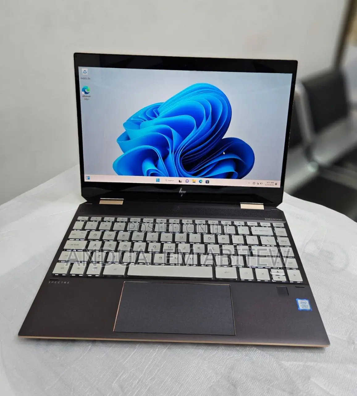 New Laptop HP Spectre 8GB Intel Core I7 SSD 512GB