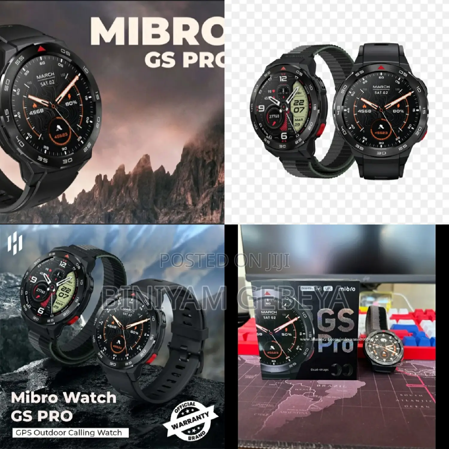 2024 Model 20-Day Batterylife Xiaomi Mibro GSPRO Smart Watch