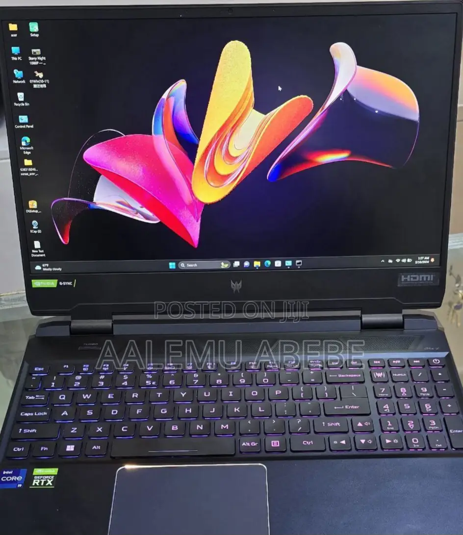 New Laptop Acer Predator Helios 300 16GB Intel Core I9 SSD 1T