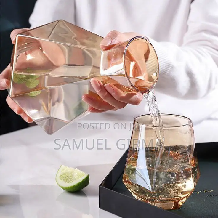 ~7pcs Glass Water Set