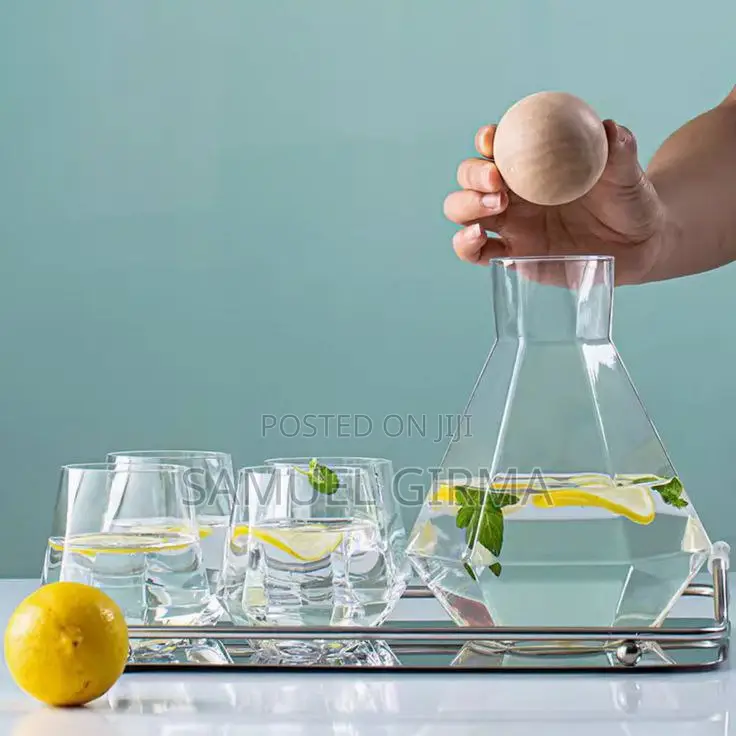 ~7pcs Glass Water Set