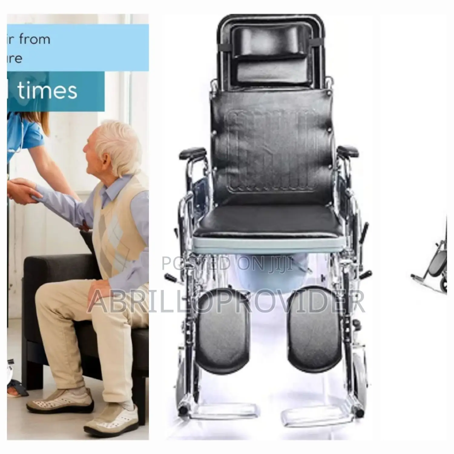 Full Option Wheelchair/Bed Type Wheelchair|¡Wheelchair¿|New!