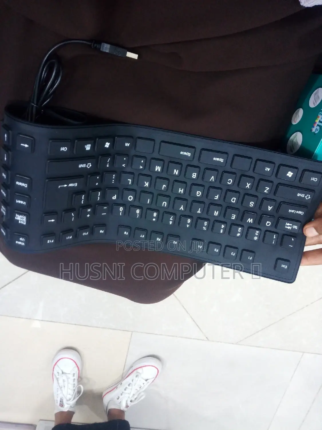 Flexible Keyboard በጣም አሪፍ ቦርሳውስጥ ተጠቅልሎ ሚገባ