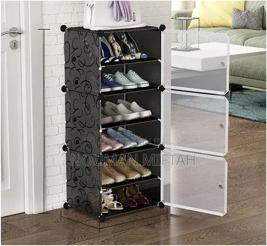 Plastic Cube Shoes Rack