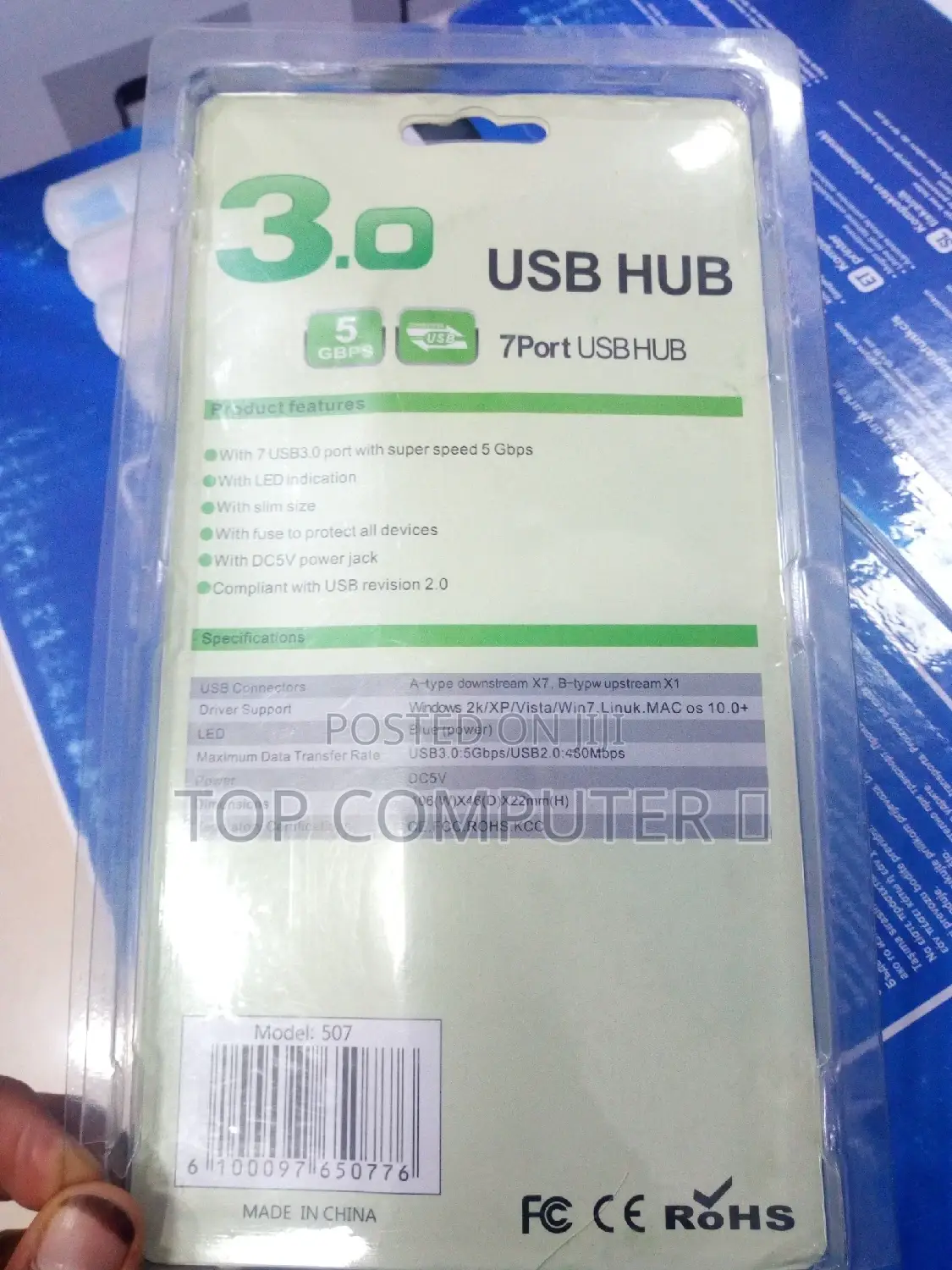 USB 7ports Hub 5gbps