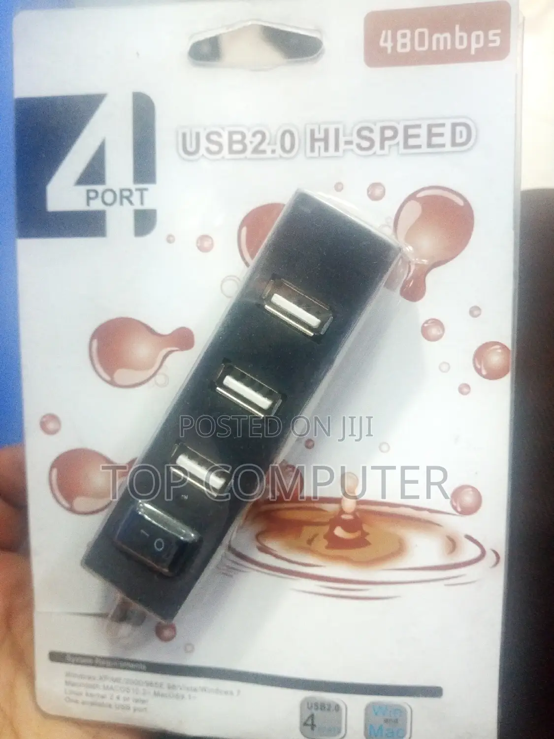 USB 2.0 HI-SPEED 4port
