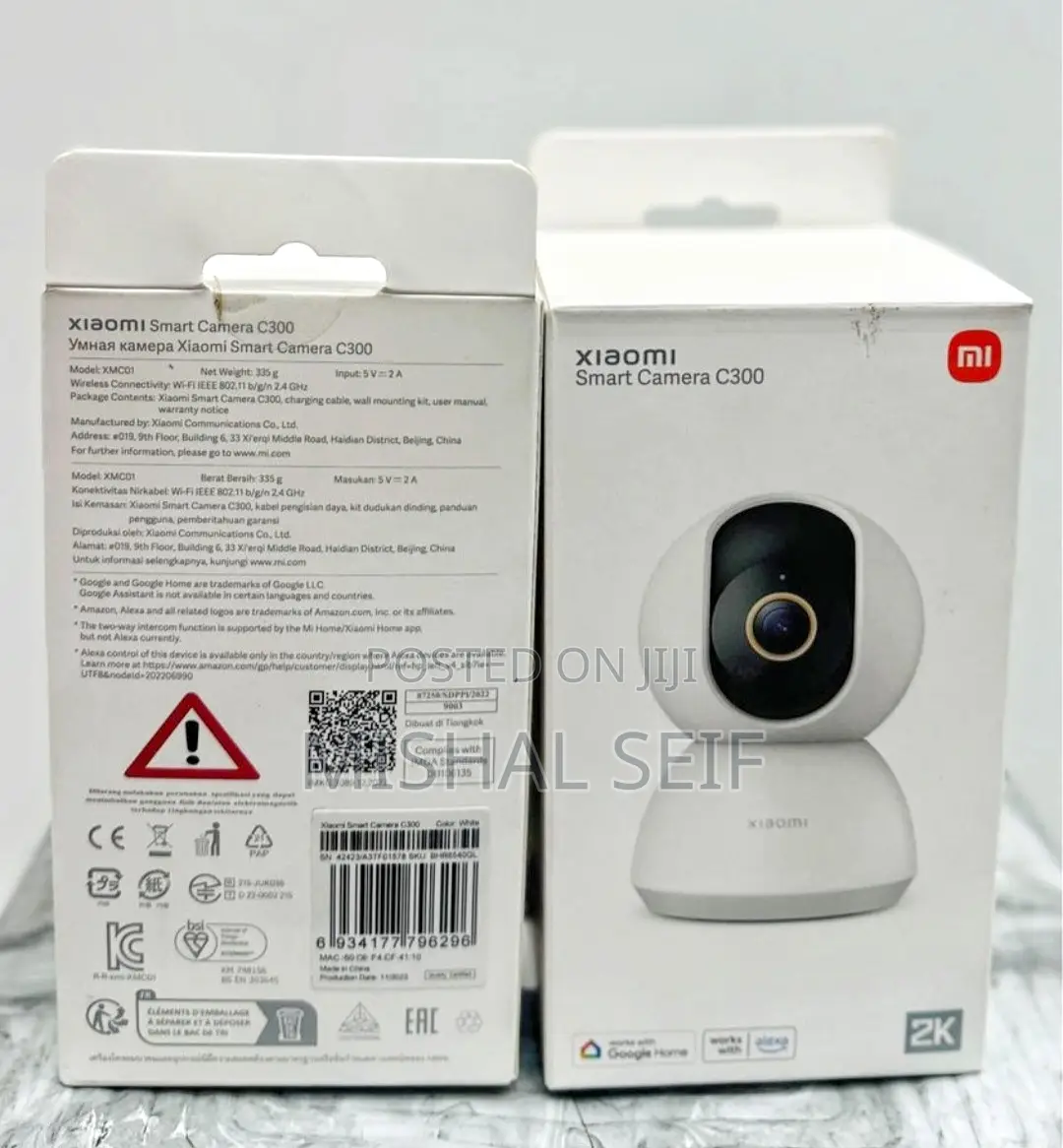 New Mi Hd Security Camera 360° Rotation