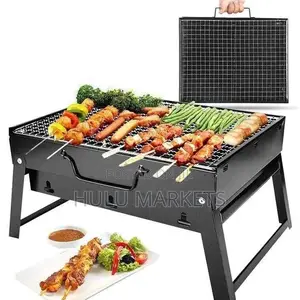 Photo - Foldable Barbecue Grill With Stand