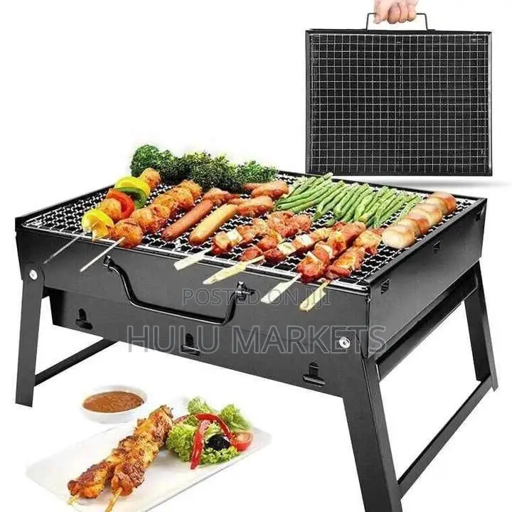 Foldable Barbecue Grill With Stand