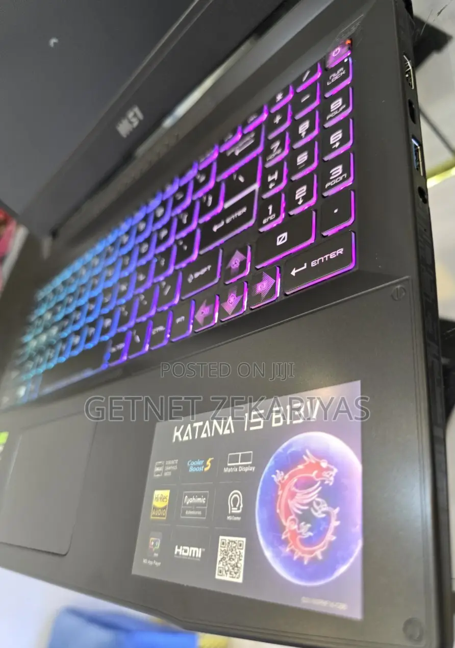 New Laptop MSI Katana 15 16GB Intel Core I7 SSD 1T