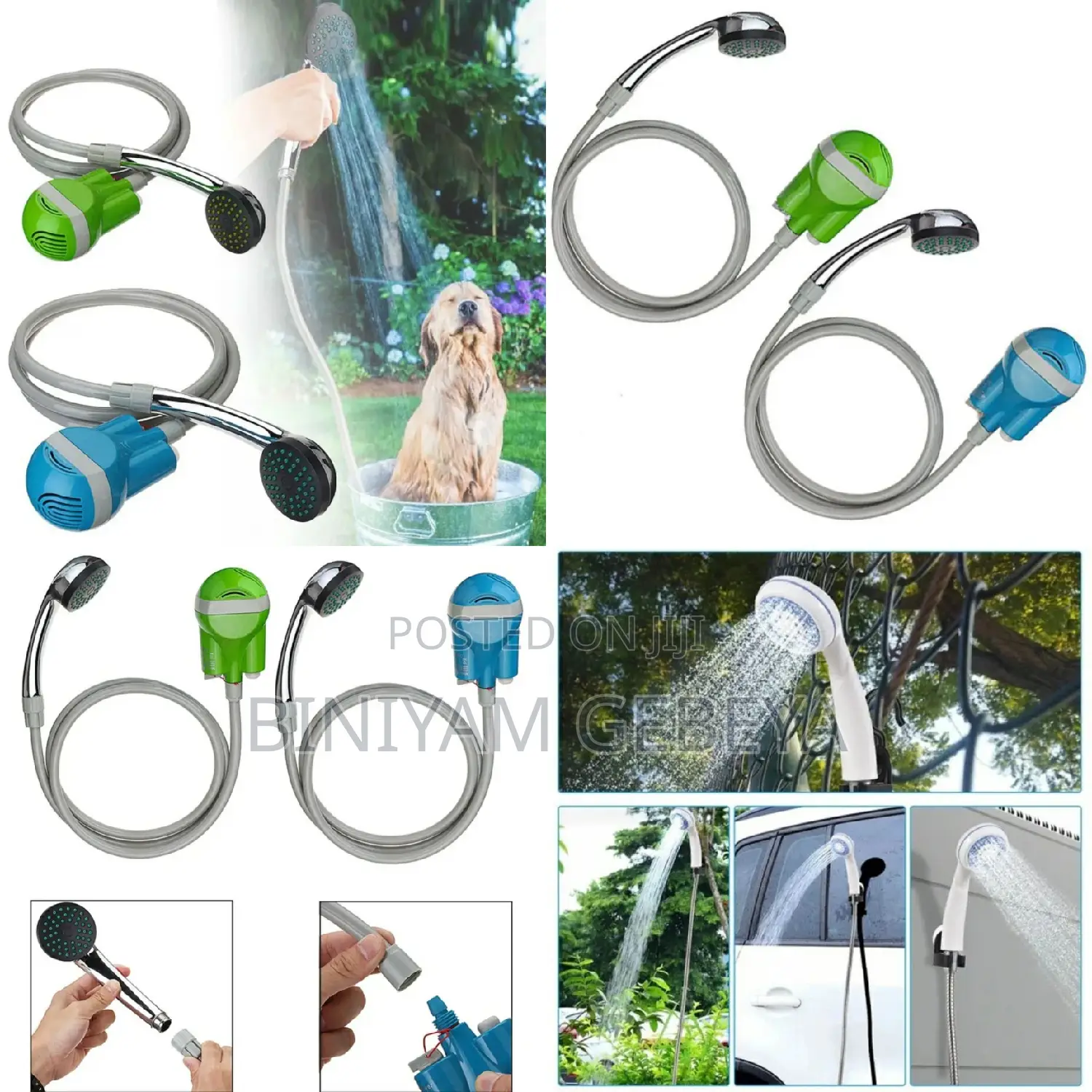 Original Shower Pump ለአያያዝ ምቹ በቻርጅ የሚሰራ ተንቀሳቃሽ ሻወር ፓምፕ