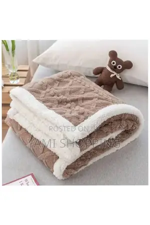 Photo - Fluffy and Fur Double Layer Kids Blanket