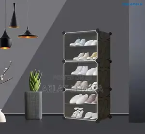 Photo - Plastic Cube Shoe Rack