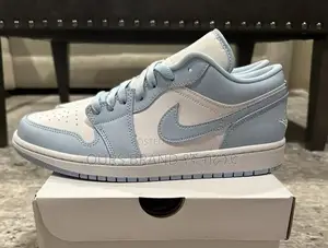 NIKE Air Jordan 1 Low High Quality White Ice Blue Shoe