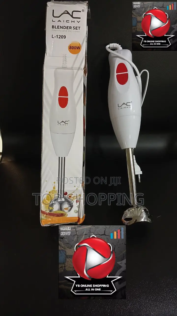 Lac Laichy Hand Blender 800 Watts የልጃች ምግብ መስሪያ