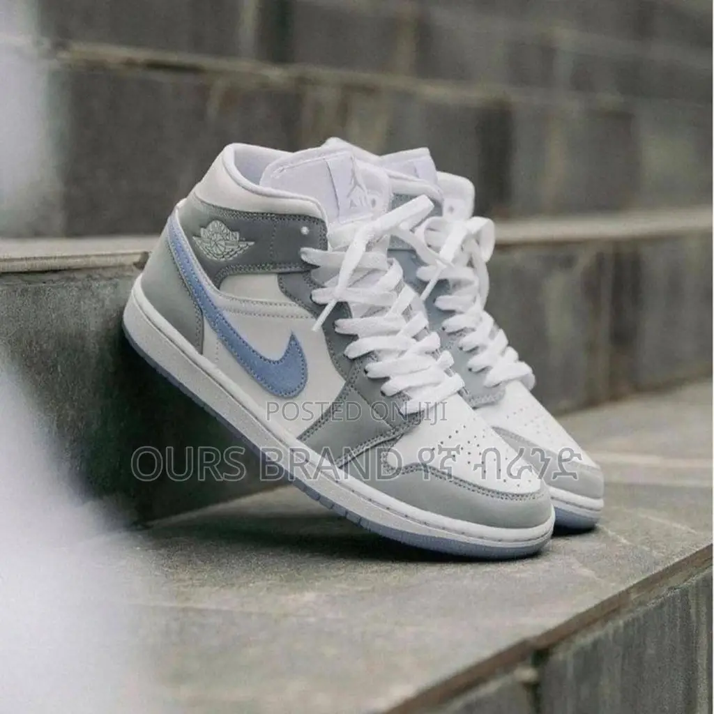 NIKE Air Jordan 1 High Wolfe Grey High Master Quality Shoes
