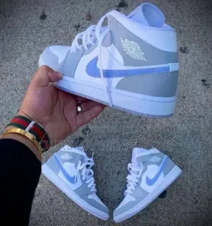 Photo - NIKE Air Jordan 1 High Wolfe Grey High Master Quality Shoes