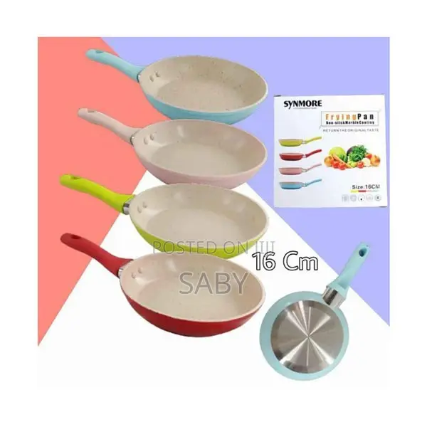 Synmore Non-Stick Marble Coating Pan - 16 Cm