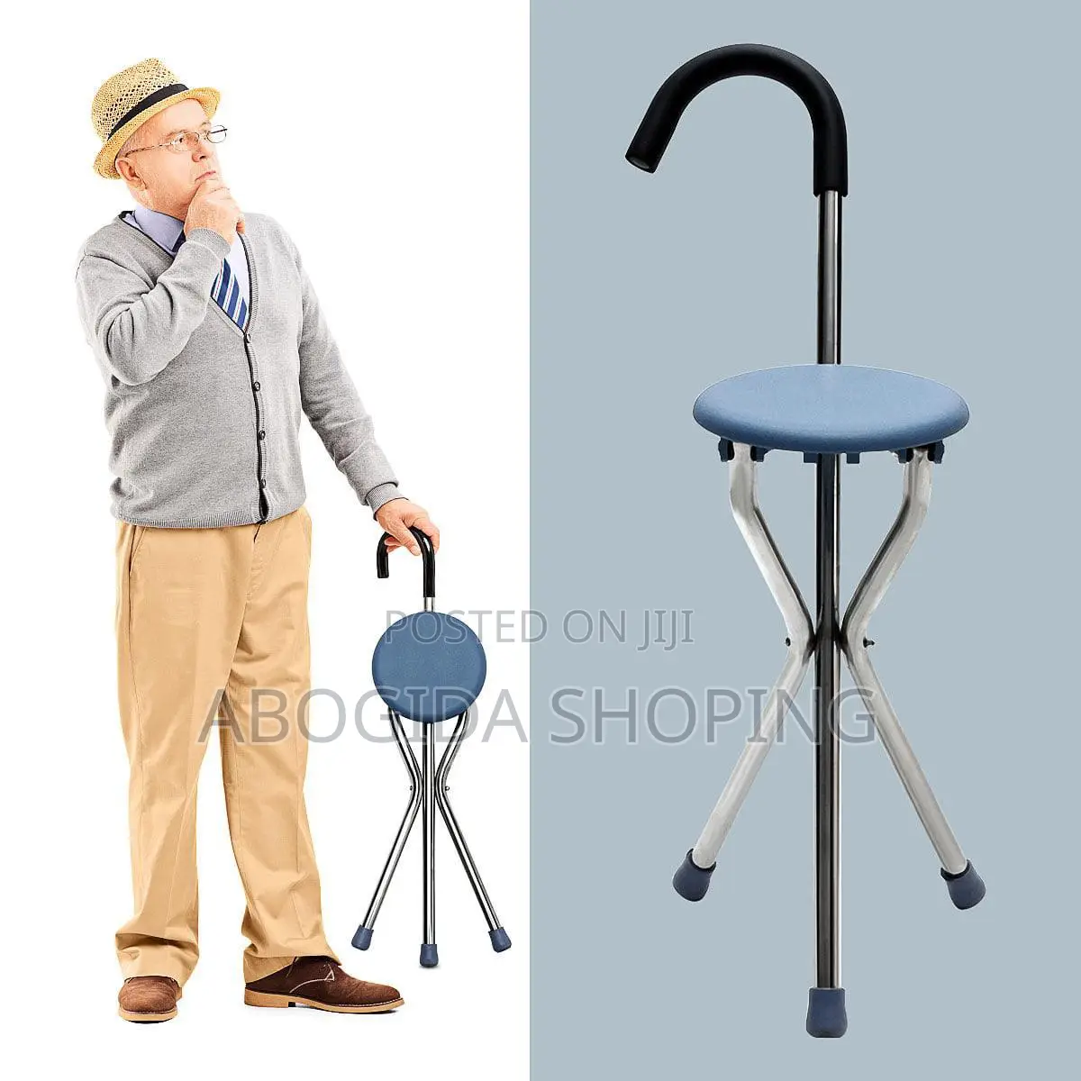 Folding Crutch and Chair የወንበር ከዘራ