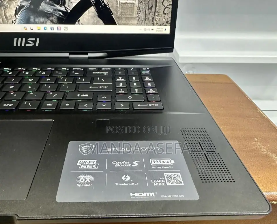New Laptop MSI Stealth GS77 16GB Intel Core I9 SSD 1T