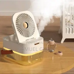 Dual Spray Night Light Spray Humidifier With Conditioner Fan