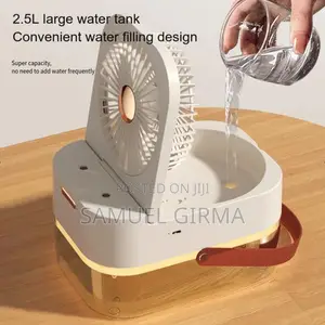 Dual Spray Night Light Spray Humidifier With Conditioner Fan